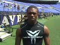 This kid is a jr. in high school and has committed to play at ECU. He was clocked at a 4.25 electronically! I guess you can say ECU reloaded!