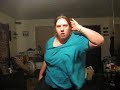 kazidelicious workin out to the shayloss song...AGAIN!