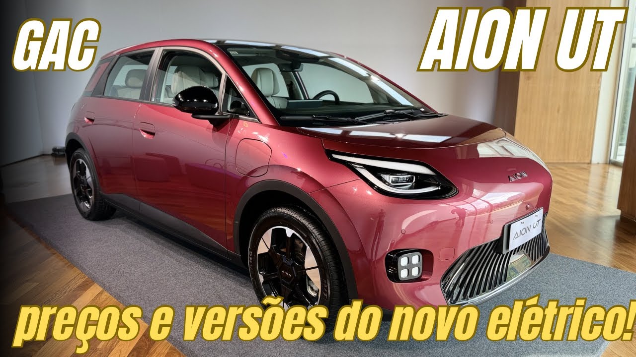 GAC AION UT: PREÇOS E VERSÕES DO ELÉTRICO COM 204cv e até 400km de autonomia