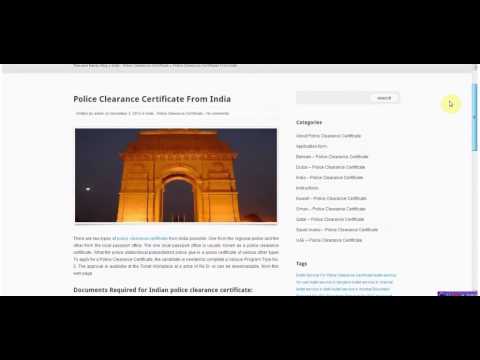 how to obtain police clearance