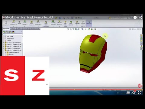 how to draw iron man mask