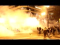 Marine Vet wounded, tear gas & flash-bang grenades thrown in downtown Oakland