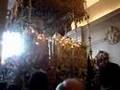 Trianera saluda estrella en capilla