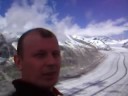 Over Aletsch Glacier - Strahlhorn Telligrat Over Aletsch Glacier - Strahlhorn Telligrat