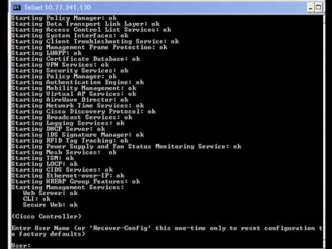 how to recover wlc password