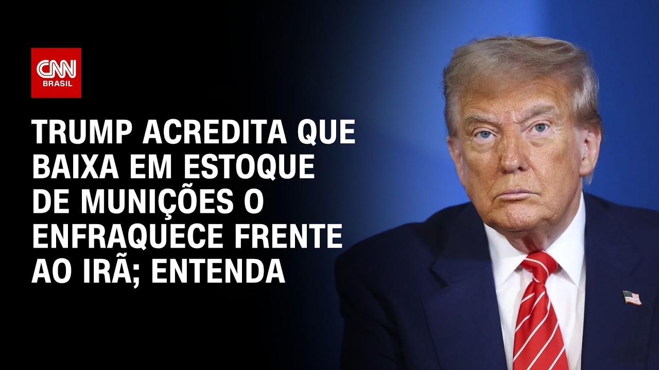 Trump crê que baixa no estoque de munições o enfraquece frente ao Irã; veja análise | CNN PRIME TIME