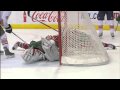 Josh Harding glove save and injury 2/4/10