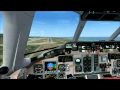 MD-82 Alitalia (Fly the Maddog FS2004) landing at Rhodes airport ,,Diagoras,,Greece (LGRP)