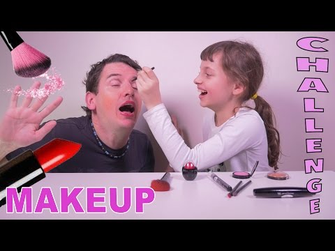 INCROYABLE MAKEUP CHALLENGE • Le Papa maquillé par sa fille de 9 ans - Studio Bubble Tea maquillage