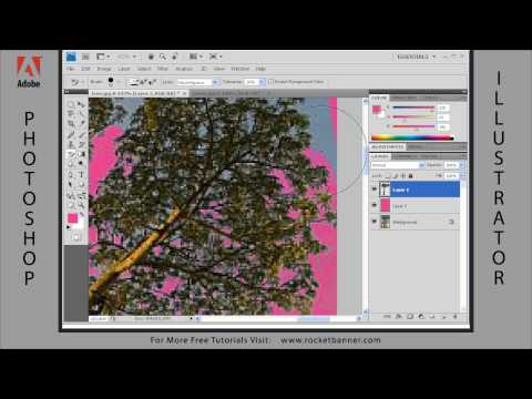 Tutorial Photoshop CS4 - Part 8, fundamental and eraser tool - to create a selection