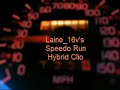 16v Hybrid Clio Speedo Run