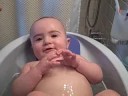 Levi discovers that bathtime is fun Levi discovers that bathtime is fun