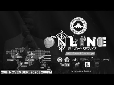 RCCG Sunday Service 29th November 2020 with Pastor E.A Adeboye