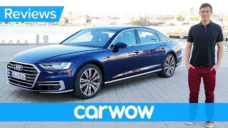 New Audi A8 2018 review - the most high-tech car e