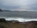 Waves at Cape Spear Newfoundland