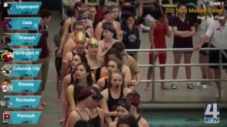 IHSAA Girls Swimming Diving Finals @ Warsaw High School