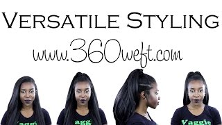 Styling My 15 minute weave l 360 Weft 