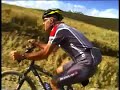 Tim Krabb� fietsend in Bolivia