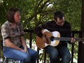 brandon heath and sara groves stop by hear it first offices and perform a great song of theirs.