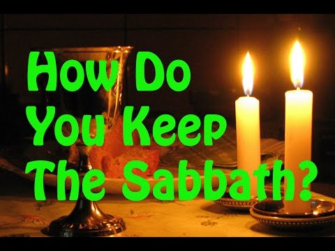 how to properly observe the sabbath