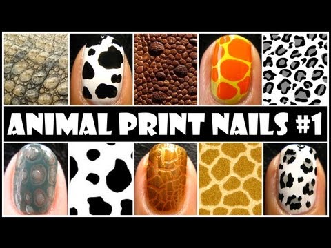how to do easy zebra print nails