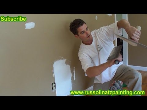 how to patch nicks in drywall