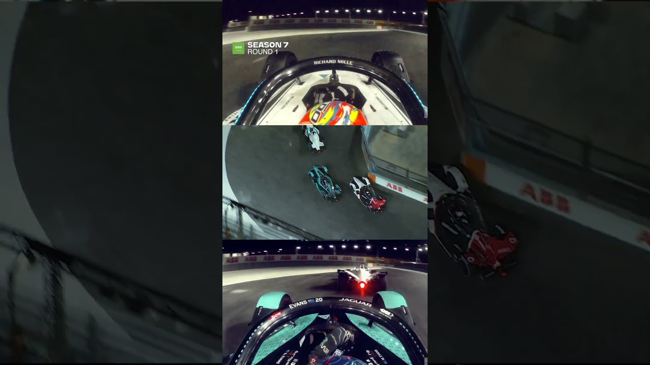 An overtake from the gods 🤯 | #FormulaE #Shorts