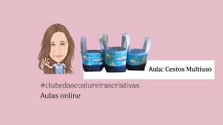 Queres aprender a fazer comigo uma linda cesta em tecido?