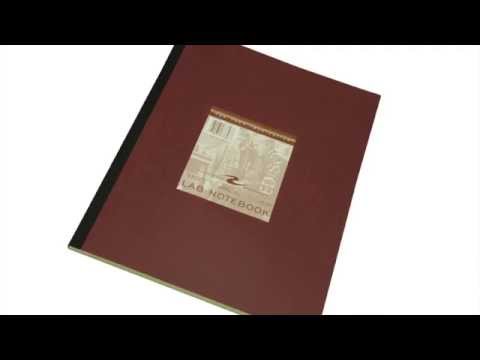 77648 Oversized Numbered Lab Book Roaring Spring