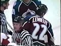 vladimir konstantinov claude lemieux 1996 red wings colorado detroit avalanche
