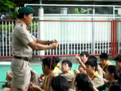 การผูกเงื่อนลูกเสือ