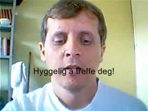 Speaking in Norwegian