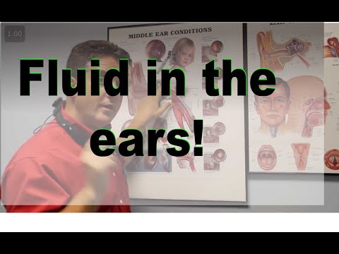 how to relieve middle ear fluid