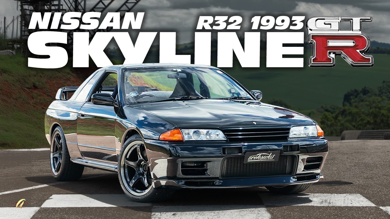 ACELERAMOS O GODZILLA ORIGINAL! Conheça a história icônica do Nissan Skyline R32 GT-R!