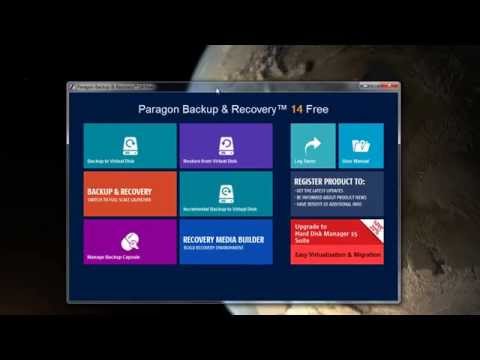 Pre Windows 10 backup and Recovery using Paragon Software