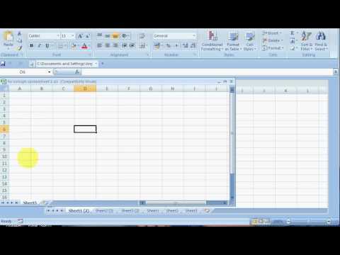 how to repair an excel file