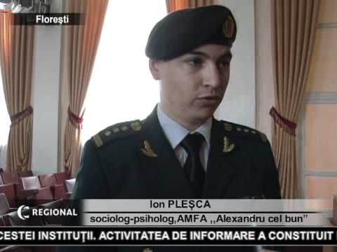 Promovarea Academiei militare la Florești