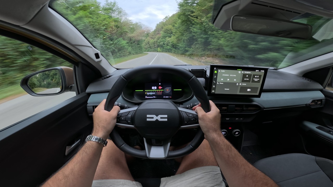 DACIA SANDERO STEPWAY Facelift 2026 - POV test drive (COUNTRY ROADS & highway) Eco-G 120