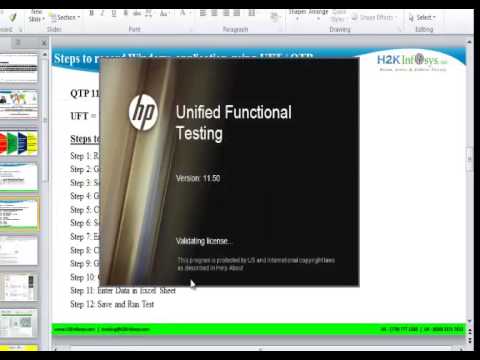 how to practice qtp online