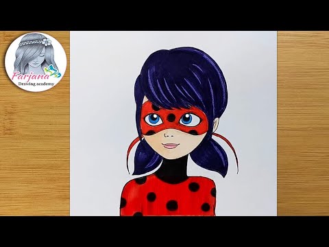 video-linktoworks-Miraculous Ladybug drawing with Easy tricks || How to draw ...