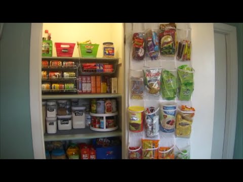 how to organize kitchen pantry