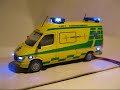 Warning light bar 1:87 on another MB Sprinter