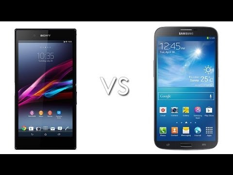 Comparatif : Sony Xperia Z Ultra et Samsung Galaxy Mega 6.3