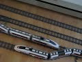 Lego train 7897 passing 12v Lego 7740