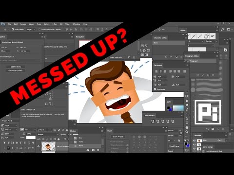 Photoshop Toolbar Missing | How to Reset Tools and Workspace in Photoshop