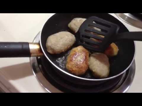 south asian - Cooking South Asian fish cakes made for me by my friend George from Kerala, India. via YouTube Capture.
