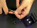 Jewelry Making Instruction - Low Wall Bezel Earrings Jewelry Making Instruction - Low Wall Bezel Earrings