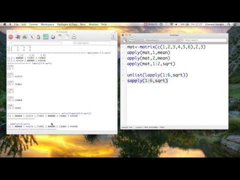 how to apply a function to a vector in r
