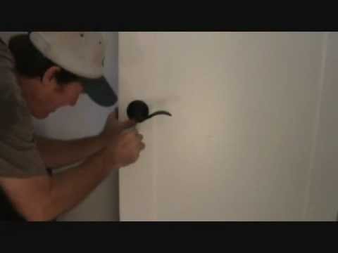 how to fit a wc door handle