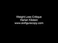 Weight Loss Copy Critique